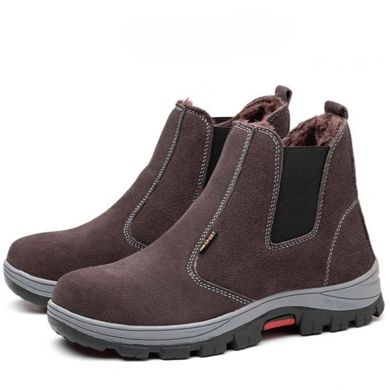 Men Shoes Online - Heavy Duty Winter Fleece Lined Cowhide
