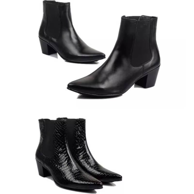 Men Shoes Online - Stitching Shoes for Male Pointed Toe