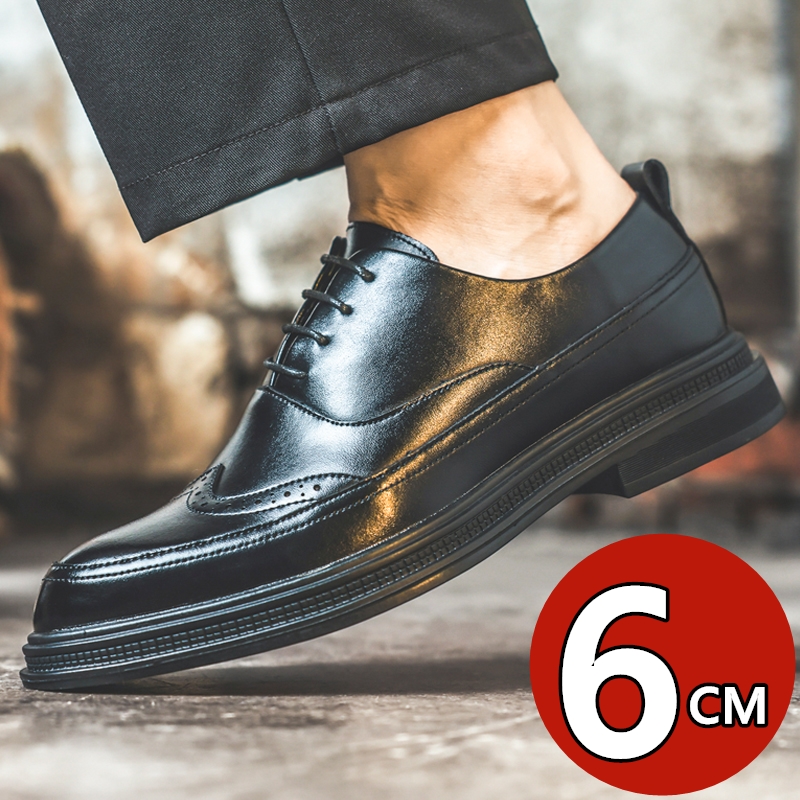 Men's Height Increasing Leathe - مراجعة Oxford Brogue Leather وسعره