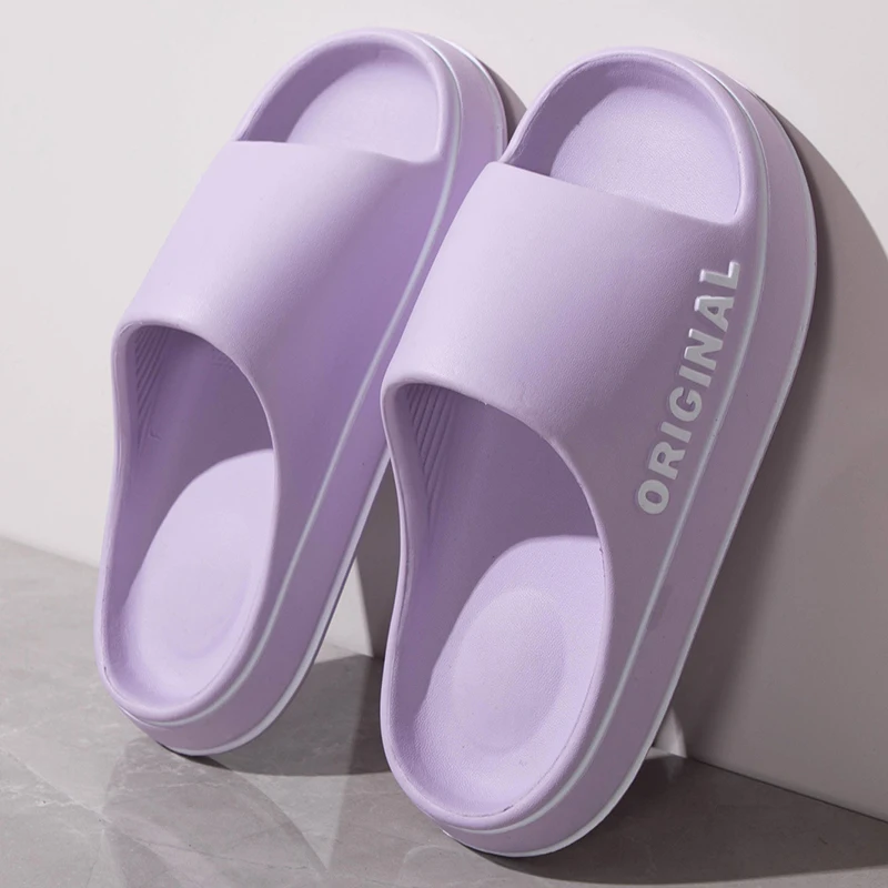 Summer Couple Slides Solid Col - مراجعة Men Shoes Style وسعره
