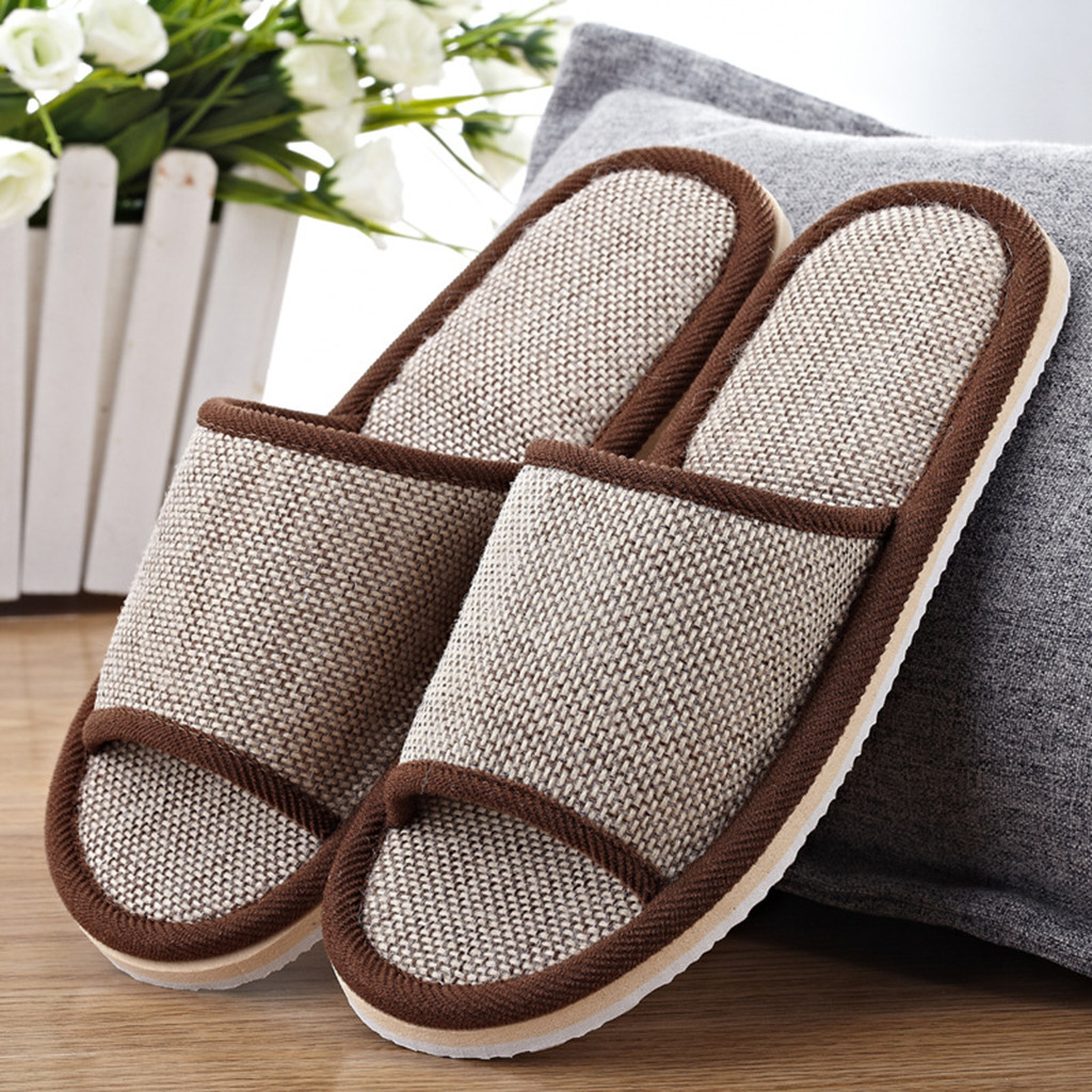 Linen Slippers For Men And Wom - مراجعة Men Shoes Style وسعره