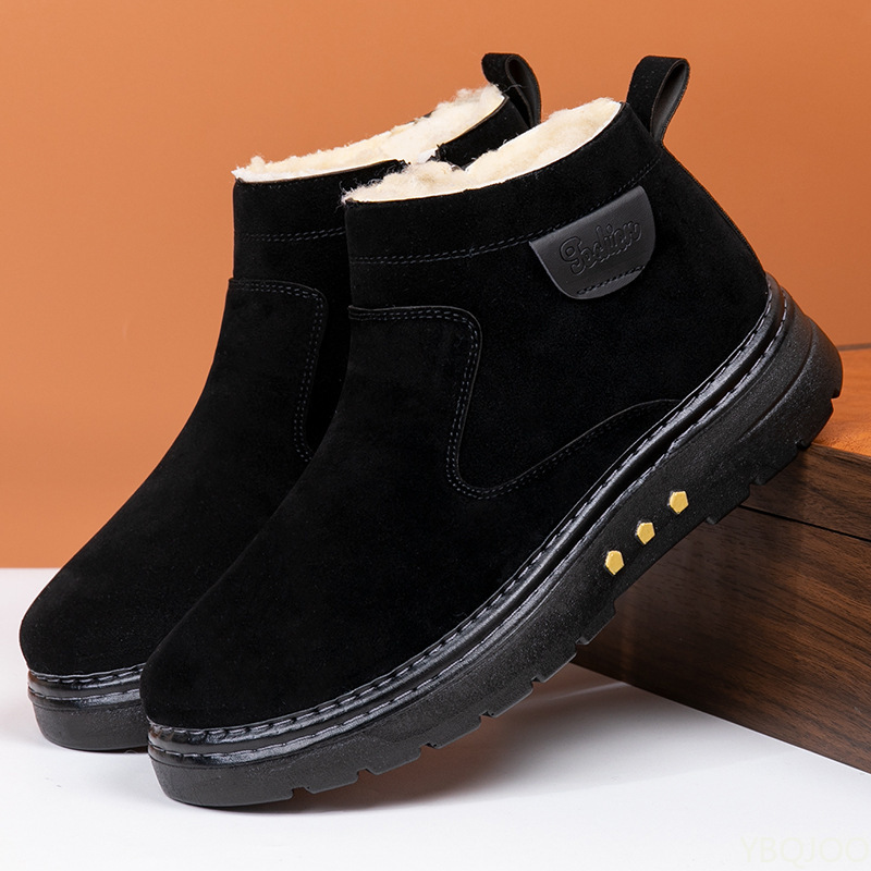 Winter new high top thick snow - مراجعة Men'S Shoes With Height Increase وسعره