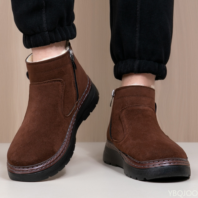 Winter new high top thick snow - مراجعة Men'S Shoes With Height Increase وسعره