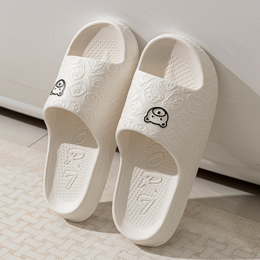 Printting Cute Bear Women Slip - مراجعة Men Shoes Style وسعره