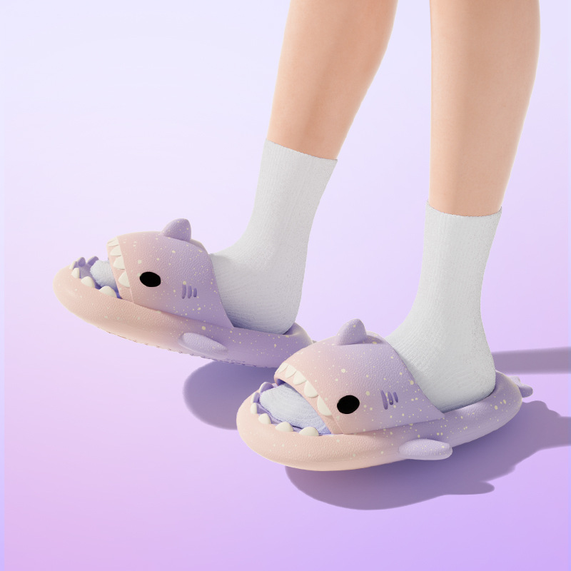 Cute Cartoon Shark Slippers Fo - مراجعة Men'S Shoes In Style وسعره