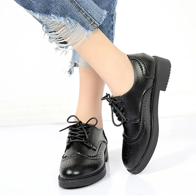 2025 Autumn Women Oxford Flats - مراجعة Oxford Brogue Leather وسعره