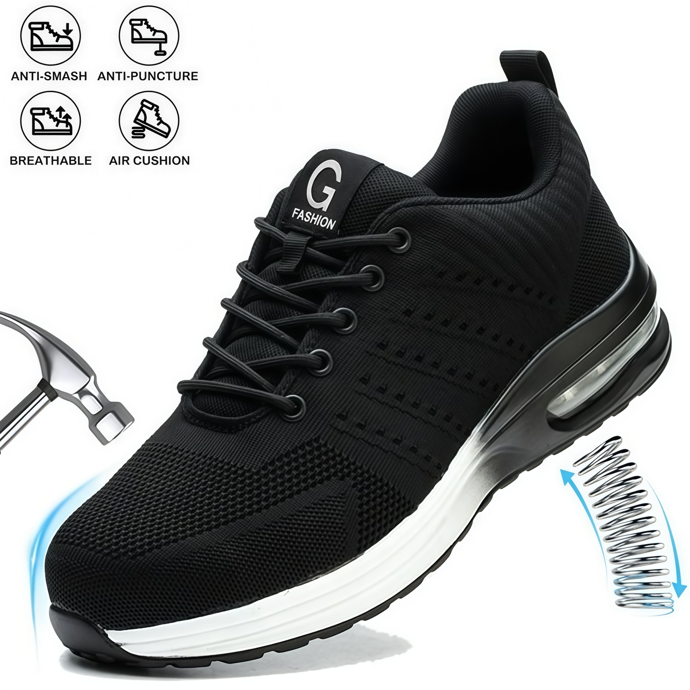 Indestructible Safety Shoes Fo - مراجعة Men'S Shoes In Style وسعره