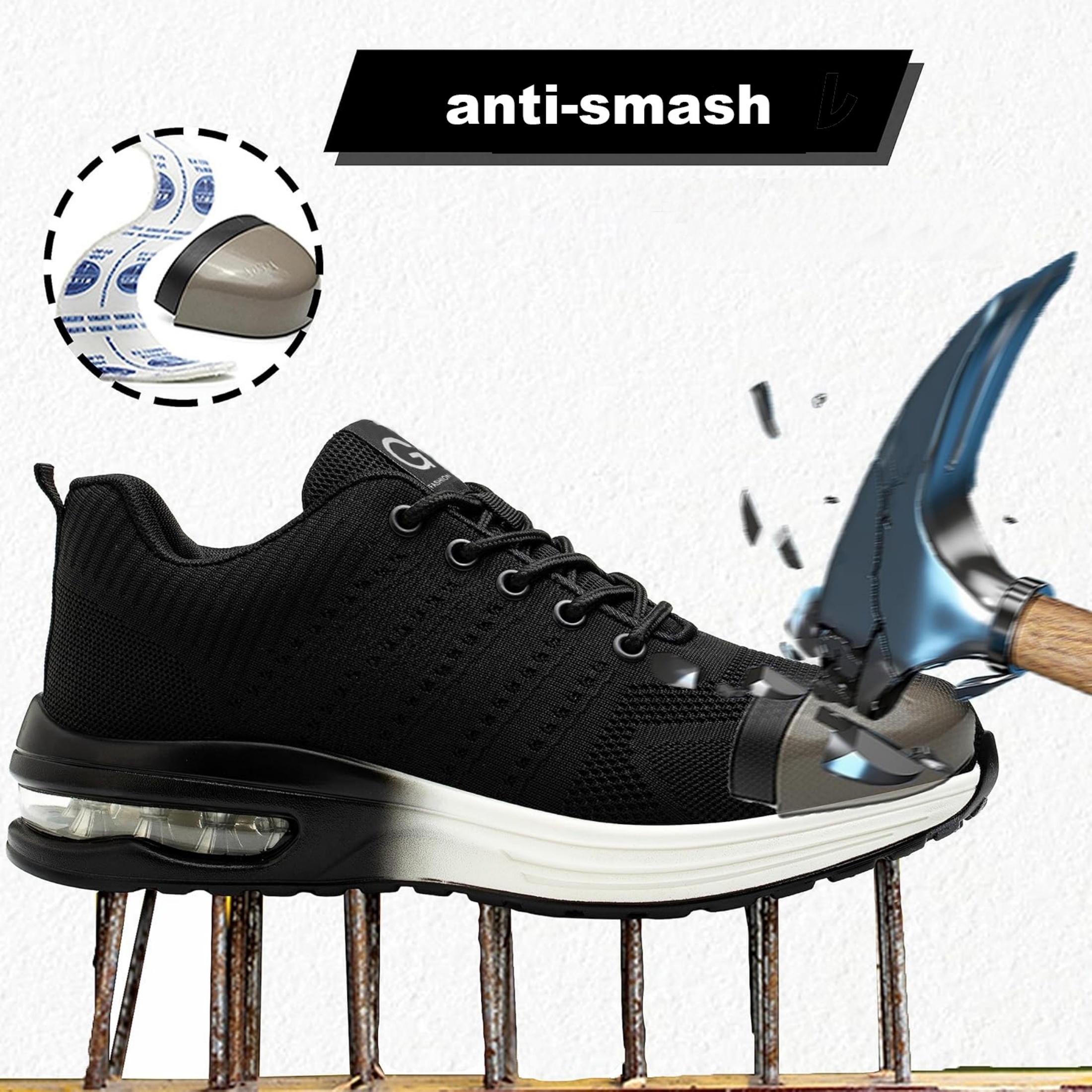 Indestructible Safety Shoes Fo - مراجعة Men'S Shoes In Style وسعره
