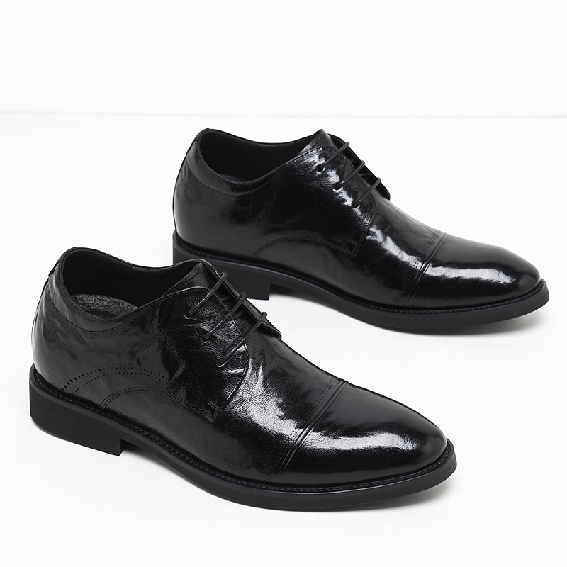 Man Elevator Shoes Business Dr - مراجعة Oxford Brogue Leather وسعره