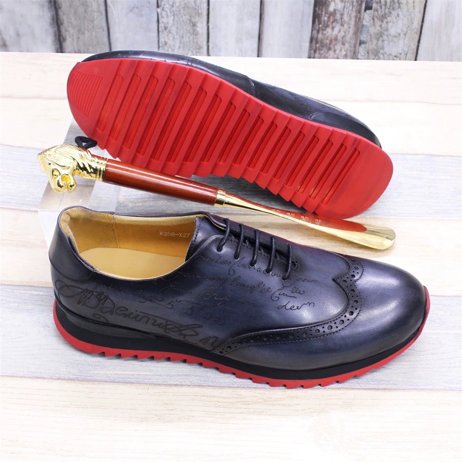 Luxury Designer Men's Oxford S - مراجعة Oxford Brogue Leather وسعره