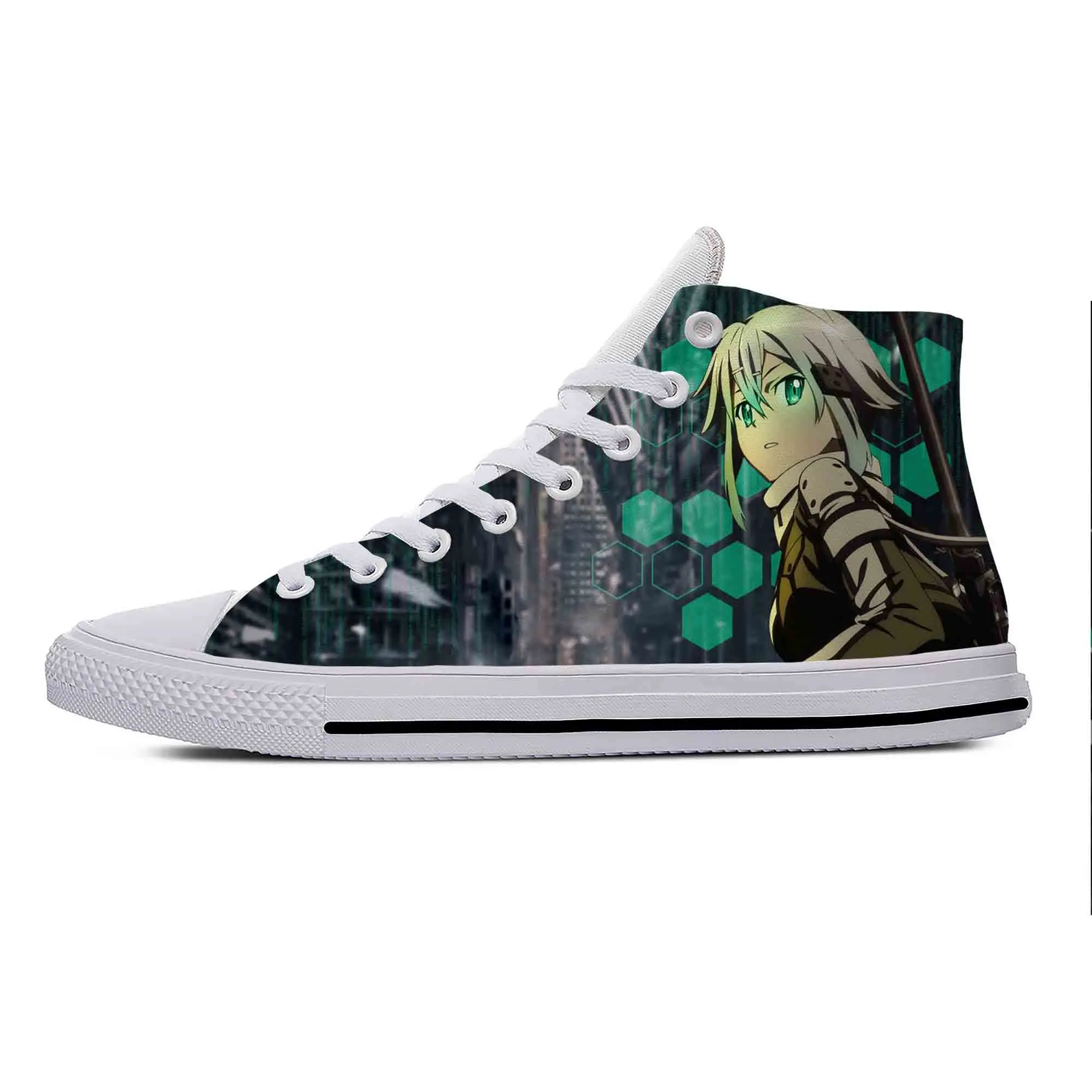 Hot Anime Cartoon Manga Sinon  - مراجعة Men Shoes Online وسعره
