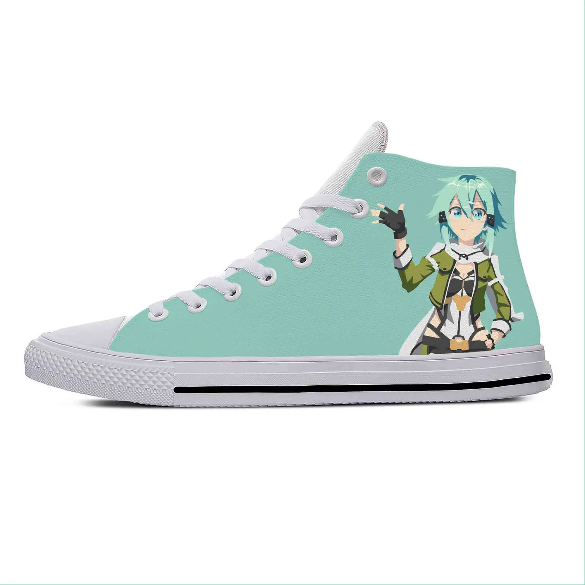 Hot Anime Cartoon Manga Sinon  - مراجعة Men Shoes Online وسعره