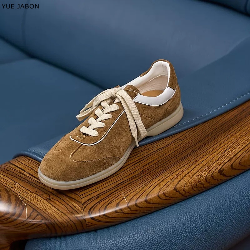 Brown Retro Genuine Leather me - مراجعة Men Shoes Trainers وسعره