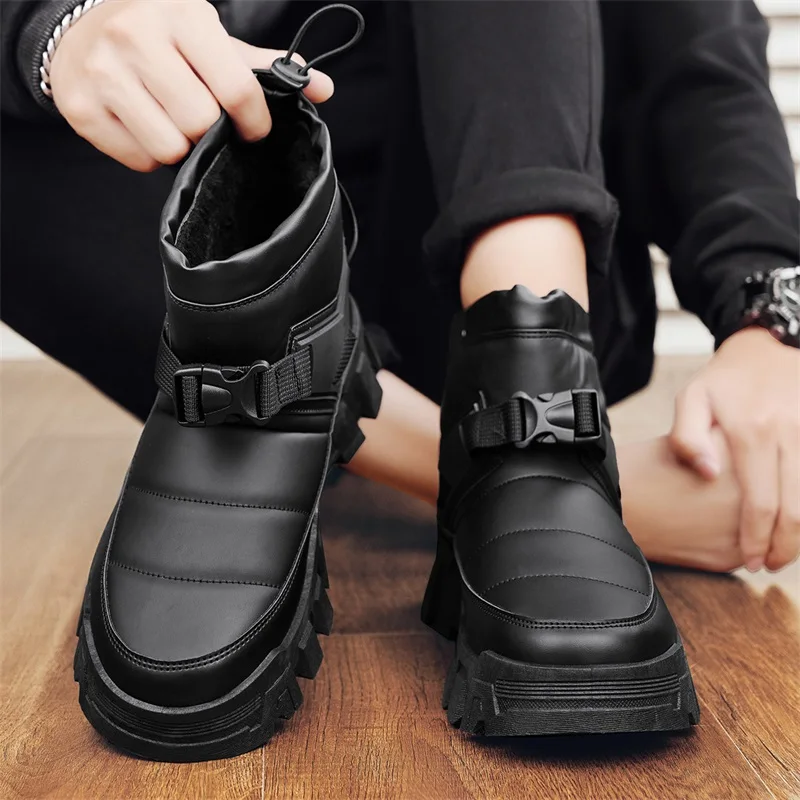 Men's Winter Thick Warm Snow B - مراجعة Men Shoes Online وسعره