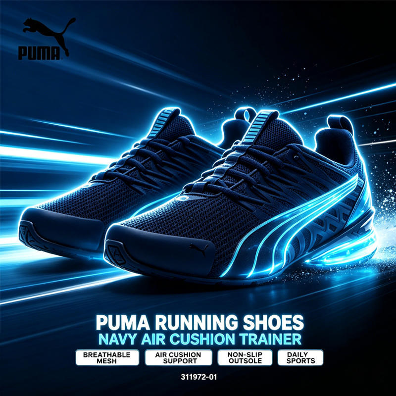 Men Puma 311972-01 Navy Mesh A - مراجعة Men'S Shoes Puma Sneakers وسعره