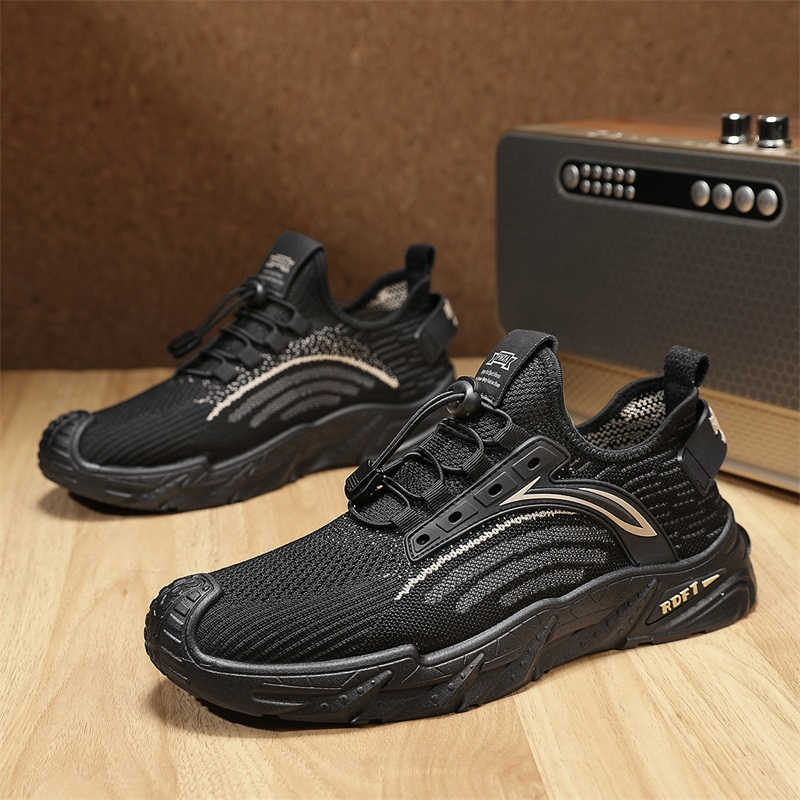 PU Leather Thick Heeled Green  - مراجعة Men Shoes Trainers وسعره
