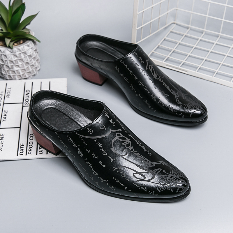 Men Brown Leather Mules Slippe - مراجعة Men'S Shoes Dress Casual وسعره