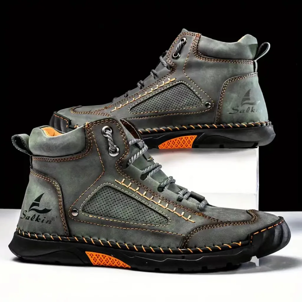 Men's Hand-stitched Boots Plus - مراجعة Men'S Shoes Dress Casual وسعره