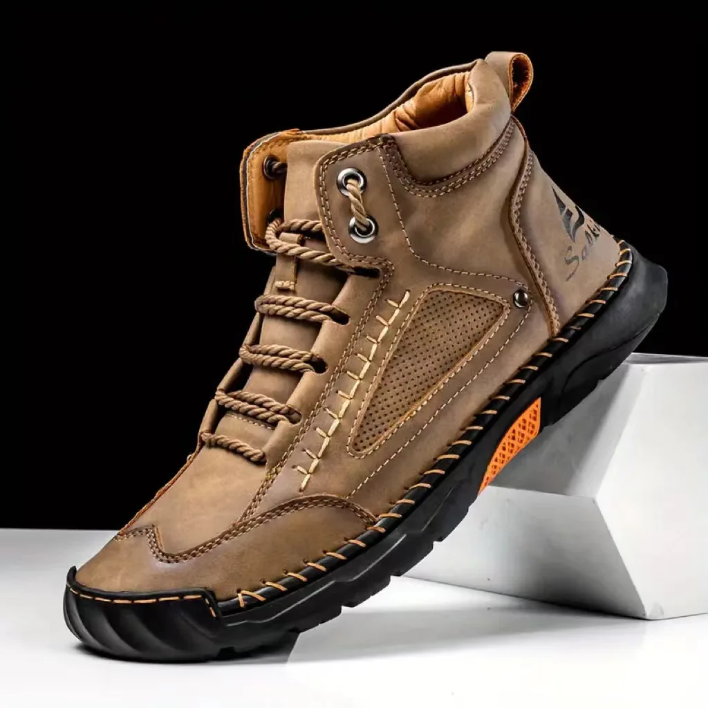 Men's Hand-stitched Boots Plus - مراجعة Men'S Shoes Dress Casual وسعره