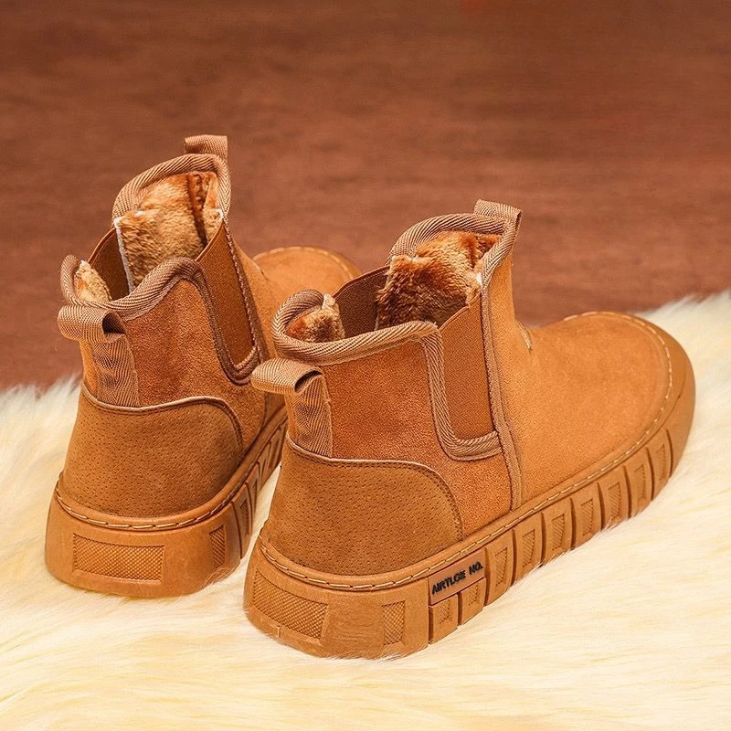 ​Men's Snowy Winter Warm Mid C - مراجعة Men Shoes Online وسعره
