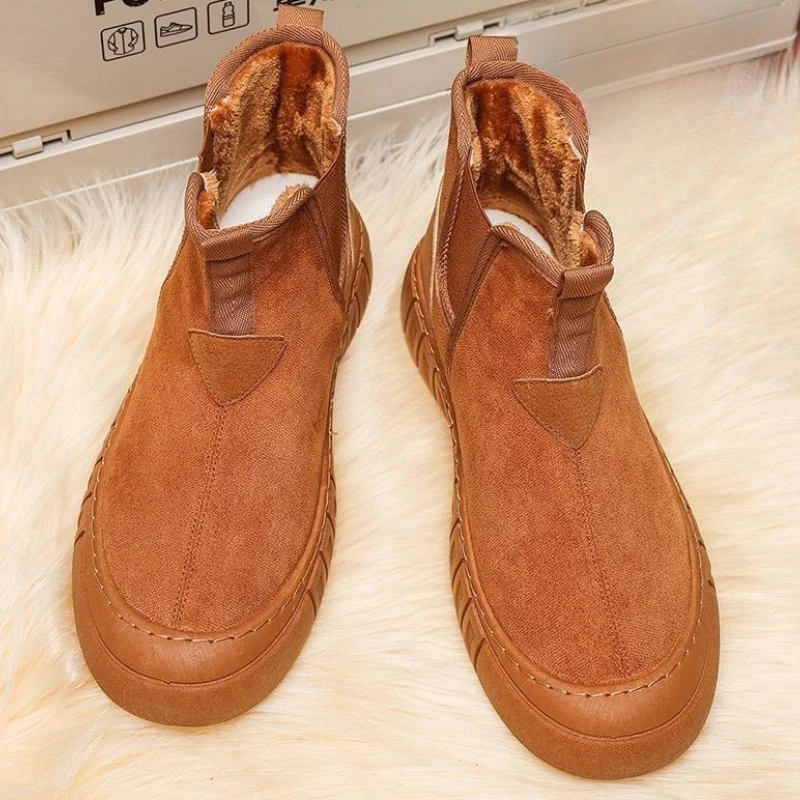 ​Men's Snowy Winter Warm Mid C - مراجعة Men Shoes Online وسعره