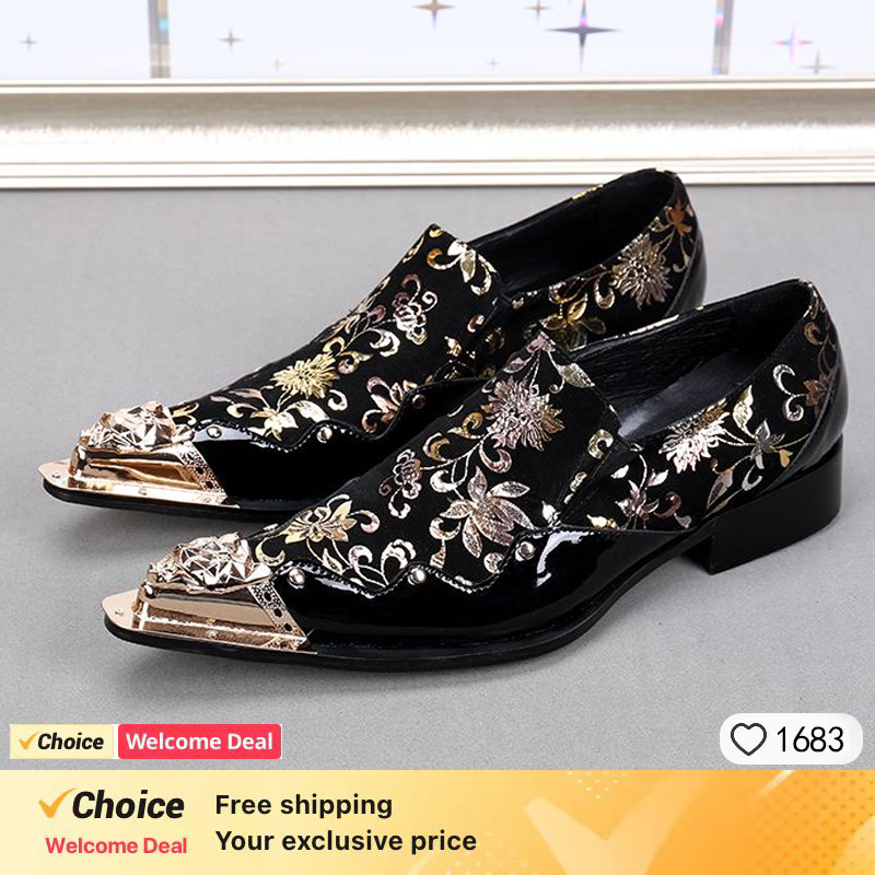 Men's Shoes Italian Style Poin - مراجعة Oxford Brogue Leather وسعره