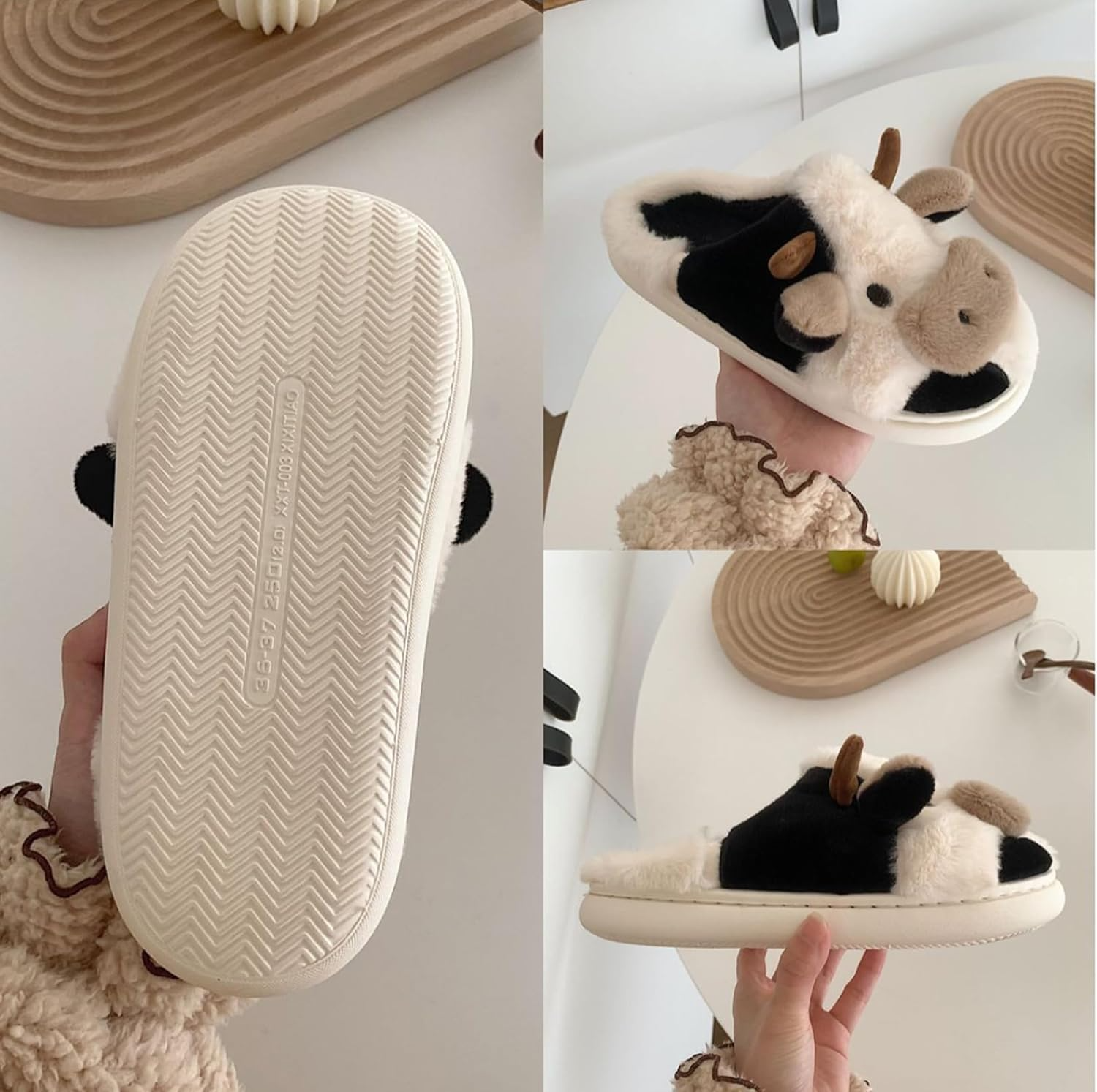 Slippers For Women,Cow Slipper - مراجعة Men Shoes Style وسعره