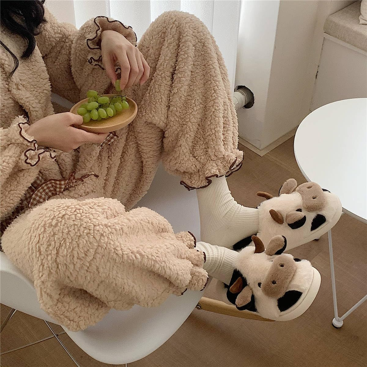Slippers For Women,Cow Slipper - مراجعة Men Shoes Style وسعره