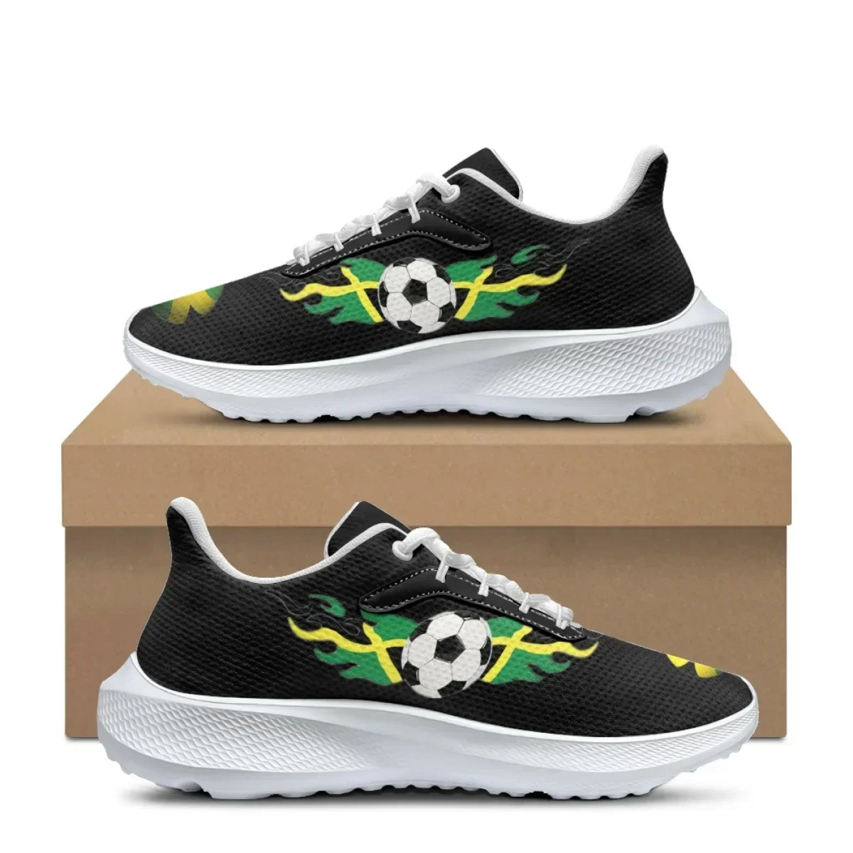 Brazil Flag Art Design Soccer  - مراجعة Men Shoes Trainers وسعره