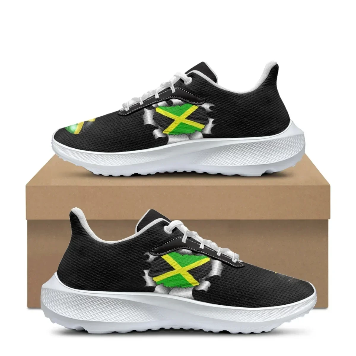 Brazil Flag Art Design Soccer  - مراجعة Men Shoes Trainers وسعره