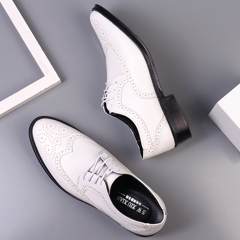 Handcrafted Mens Oxford Shoes  - مراجعة Oxford Brogue Leather وسعره
