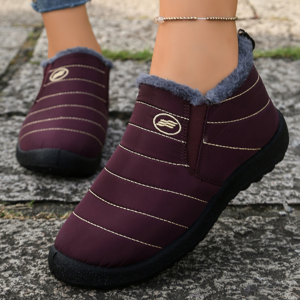 Men's Fur Lined Waterproof Sno - مراجعة Men Shoes Online وسعره