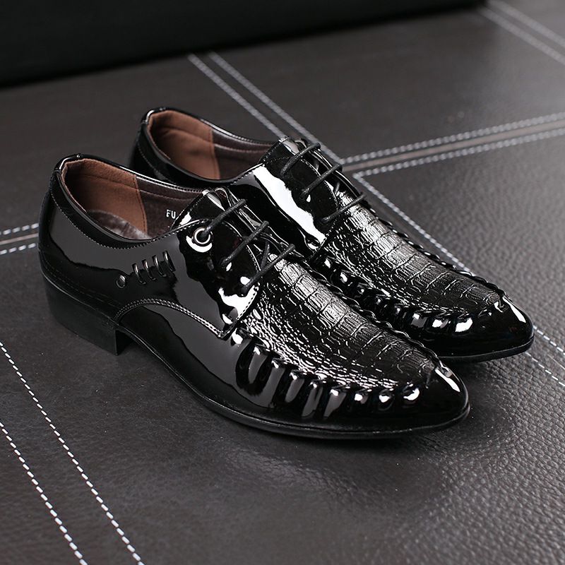 Men's  Dress Leather Shoes Lac - مراجعة Oxford Brogue Leather وسعره