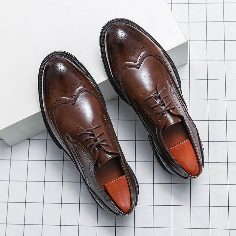 Men Brogue 5/8/10CM Platform H - مراجعة Oxford Brogue Leather وسعره