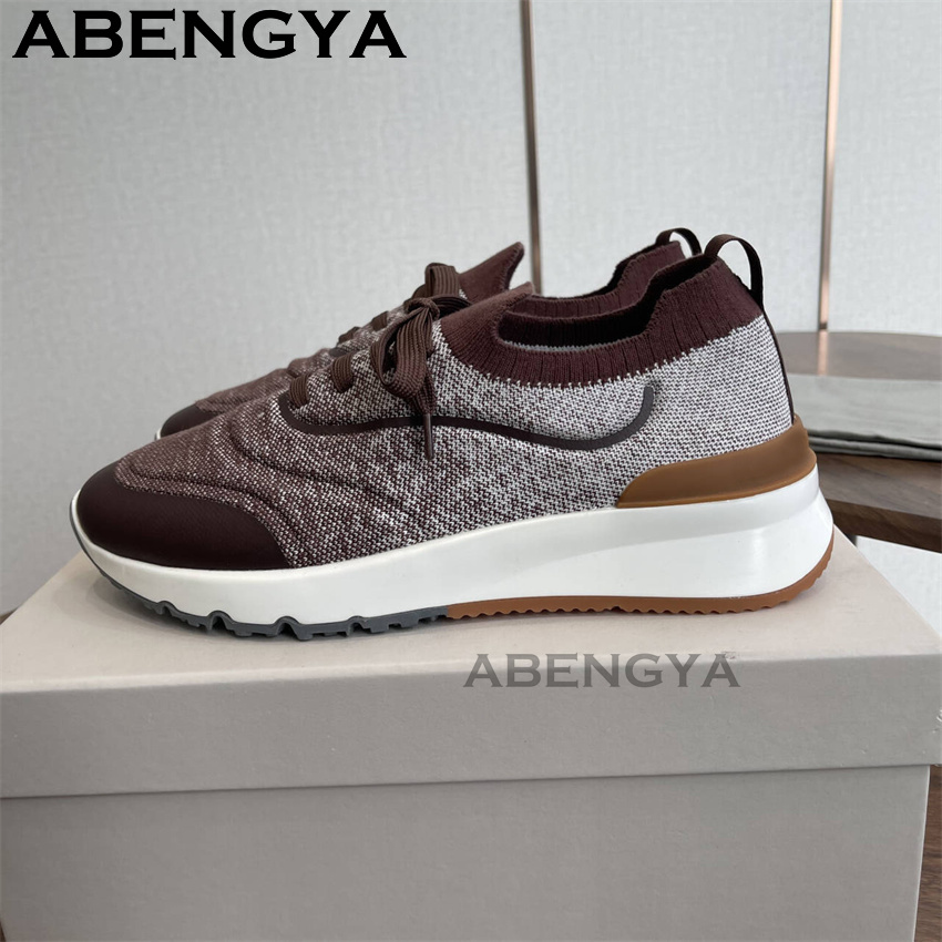 Men New Multicolour Knitted lo - مراجعة Men Shoes Trainers وسعره
