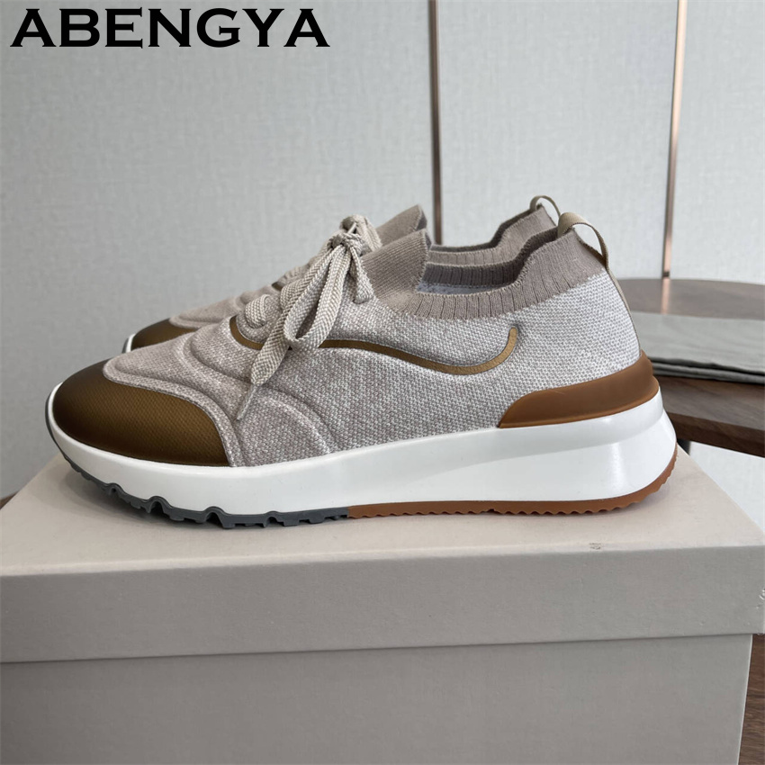 Men New Multicolour Knitted lo - مراجعة Men Shoes Trainers وسعره