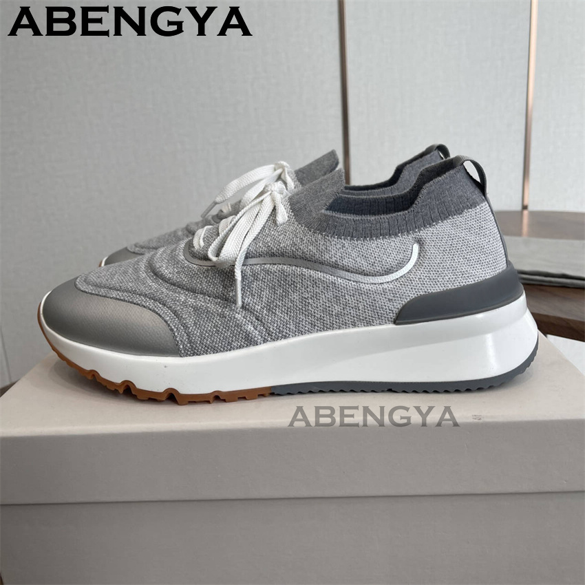 Men New Multicolour Knitted lo - مراجعة Men Shoes Trainers وسعره